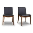 thumbnail image 5 of Kingston Modern Solid Wood Walnut Kitchen & Dining Room Table and Chairs for 4, 5 of 6