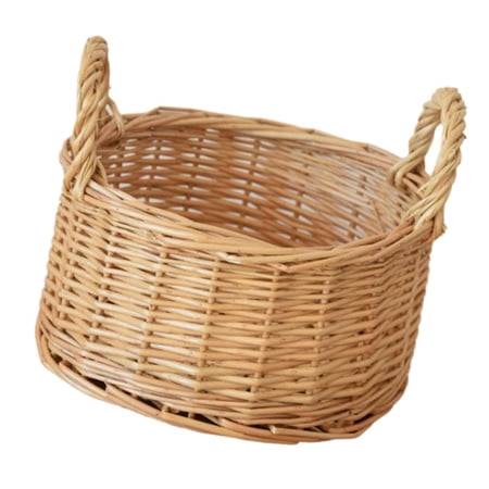 LICEWO Durability Handmade Basket Rattan Vase Decorative Basket Candy Gift Basket