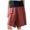 Orange, variant on Womens Summer Wide Leg Bermuda Shorts Solid Casual Ankle-Length Shorts Loose Hot Shorts Cotton and Linen Shorts Navy