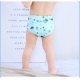 thumbnail image 3 of 4 piezas de pantalones de entrenamiento lavables para bebé 6 capas de gasa Pantalones de entrenamiento con bolsillo para pañales Pañales de tela para bebé Pañales transpirables Modelos de primavera y verano (M, entre 12 y 24 catties, estilo aleatorio) ER, 3 of 5