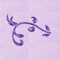 thumbnail image 1 of Ahgly Company Machine Washable Indoor Square Transitional Bright Lilac Purple Area Rugs, 8' Square, 1 of 7
