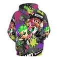 thumbnail image 2 of Splatoon Hoodie 3D Print Pullover Hooded Long Sleeve Sweatshirts Tops Blouse with Pocket for Mens Womens, 2 of 7