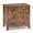 Rustic Brown, variant on Gymax 3-drawer Dresser w/ Convenient Handles Smooth Slide Rails Accent Table Walnut