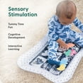 thumbnail image 3 of The Peanutshell Montessori Tummy Time Water Mat for Babies with Colorful Floating EVA Shapes, 20” x 26”, 3 of 8