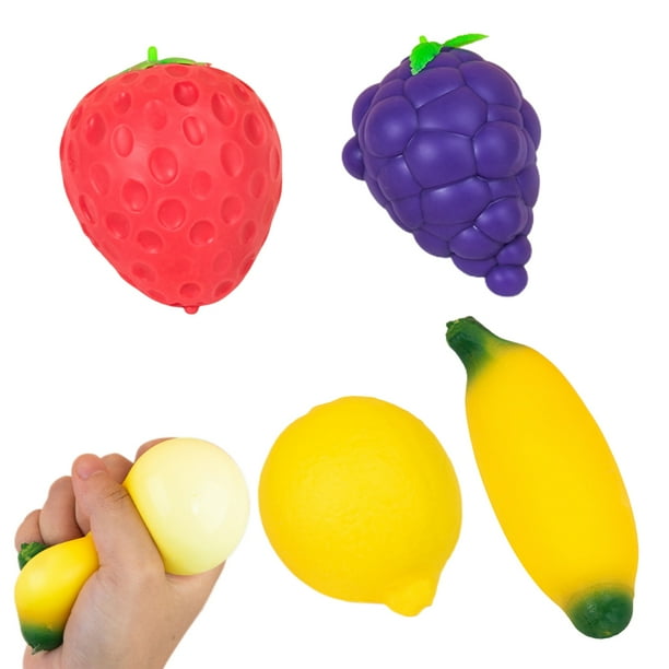 Fruit shaped stress balls on sale
