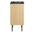 thumbnail image 4 of Modway Chaucer 18" Wood & Rattan Bathroom Vanity in Oak/Black, 4 of 16