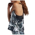 thumbnail image 2 of Nike Women's Pro Coral Print Training Tank Top (Black/White, Large), 2 of 4