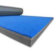 Meister FlexFloor Pro Roll-Out Training Mat - Gymnastics - 10ft x 5ft x 1.25 - Blue