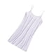 thumbnail image 2 of Minnieouse Chaleco de Modal para mujer, cuello en U, piel agradable al desnudo, vestido deslizante, camisones con tirantes, ropa interior de talla grande Prendas para la parte del cuerpo Blanco L Minnieouse AP011308-03B, 2 of 6