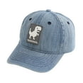thumbnail image 4 of Summer Hats for Baby Boys and Girls Baby Boys and Girls' Distressed Denim Dinosaur Print Baseball Cap | UPF 50+ Sun Protetion Hat for Boys & Girls &Light Blue 2-8 Years, 4 of 4
