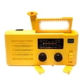 thumbnail image 1 of USB AM/FM Radios Banco de energía Solar Manivela Radio de cuerda de emergencia (Amarillo UE), 1 of 6