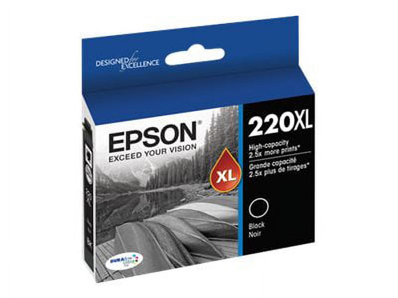EPSON T220 DURABrite Ultra Genuine Ink High Capacity Black Cartridge - image 2 of 2