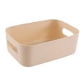 thumbnail image 1 of Yeacher Plastic Storage Basket Desktop Portable Plastic Kitchen Refrigerator Basket Bathroom Desktop Storage Box Snack Cosmetic Organizing Box for Cabinet Office, 1 of 7