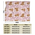thumbnail image 3 of Cavapoo Dog Flower Blanket Gifts For Kids Adults - Lightweight Throw Blanket For Bedroom Living Room Decor Soft Fuzzy Fleece Cozy Plush Bed Couch 50"X40", 3 of 7