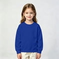 thumbnail image 5 of Abcomgle Girls Sweatshirt Size 10-12 Cute Crewneck Long Sleeve Girls Pullover Sweatshirt Fashion Solid Color Sweaters for Teen Girls Fleece Fall School Clothes for Teen Girls, 5 of 5