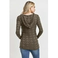thumbnail image 3 of Basic Maternity V-Neck Hoodie, 3 of 3