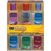 K-Y Brand Touch Massage 2-In-1 Warming Unscented Body Massage + Personal Lubricant - 6.7 Fl Oz