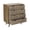 Multi-color, variant on Bidi 4-Drawer Solid Wood Chest, Black