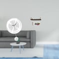 thumbnail image 2 of Reloj de pared de acrílico con diseño de barco, silencioso y ligero, con números arábigos, ideal para cocina, estudio, dormitorio y mesa., 2 of 8