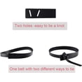 thumbnail image 4 of YooGuoGuo Women Fashion Knot Belt for Dress Jeans Cowhide PU Leather Tie Waist Belt No Buckle Cinch Belt, 4 of 8