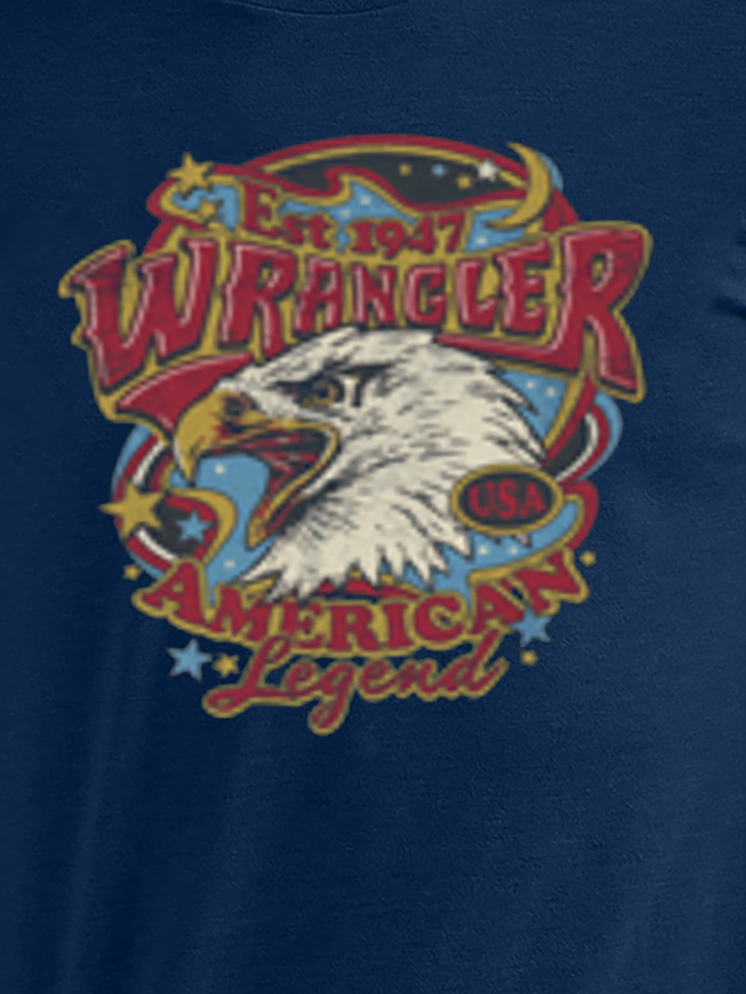 Wrangler Men's Big and Tall Graphic T-Shirt, Big Size up to 6XL and Tall Size up to 5XT