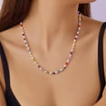 thumbnail image 1 of OPDBN Pendentif en Verre Coloré avec Necelles pour Femmes, Bijou Cadeau, 1 of 1