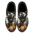 thumbnail image 2 of Halloween Black Cat Witch Pumpkins Shoes Sneakers Black Size 12, 2 of 7