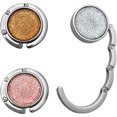 thumbnail image 1 of 3-pack foldable handbag hanger, foldable metal handbag hanger, 1 of 4