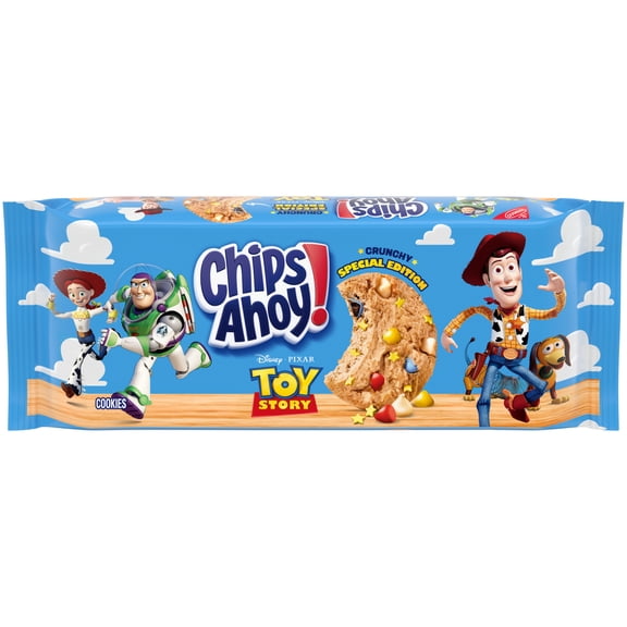 CHIPS AHOY! with Disney and Pixar's Toy Story Candy Blasts Fudgy Chocolate Chip Cookies, 9.5 oz