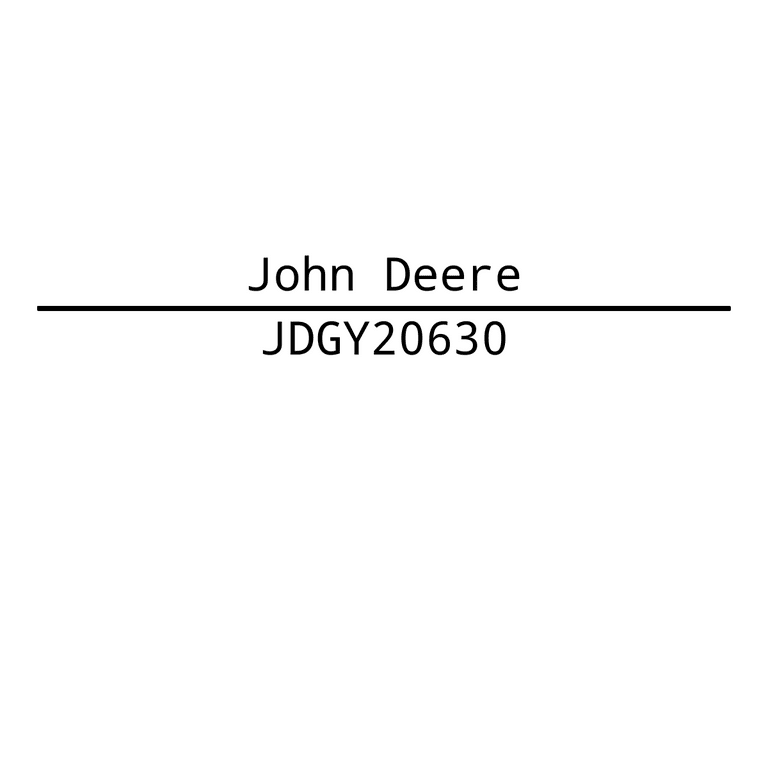 John Deere GY20630 Rim and Wheel Center JA 62 JS 60 H JS 63 V VC JX 75
