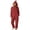 Wine, variant on LEKWK Halloween Onesie Adult Funny Zip Up Cute Hooded Jumpsuit Fleece Soft Flannel Lounge Sleepwear for Cosplay Theme Party Dress Up Set