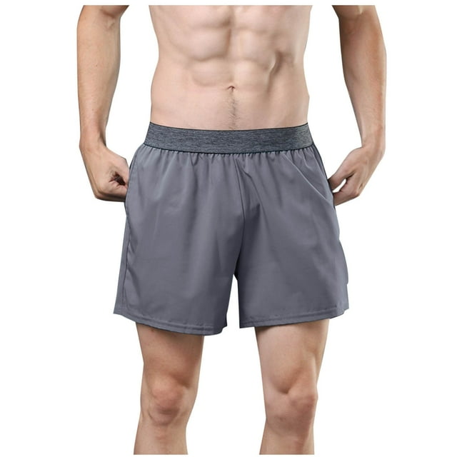 Plebaso Mens Athletic Shorts Quick Dry Workout Running Shorts Elastic Waist Lightweight Training Shorts