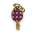 thumbnail image 1 of Tailandia Purple Golden patron decorativo Broche broche broche broche Metal retro, 1 of 3