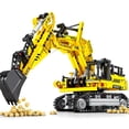 thumbnail image 4 of Sembo Block City Engineering Bulldozer Crane Technical Car Truck Excavator Roller Building Construction Bricks Toy For Children, 4 of 5