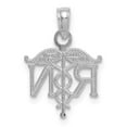thumbnail image 4 of FB Jewels 14K White Gold Registered Nurse Pendant, 4 of 4