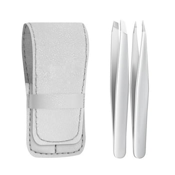 Huauoo Precision Stainless Steel Tweezers for Men and Women