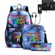 thumbnail image 1 of Mochila recargable por USB Rainbow Friends, bolso escolar para estudiantes de tres piezas, 1 of 1