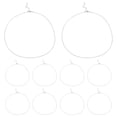thumbnail image 1 of Collar de cadena de serpiente de 10 piezas: cadena fina de acero inoxidable con forma de serpiente, ideal para fiestas de graduación, atuendos casuales y estilo minimalista., 1 of 6