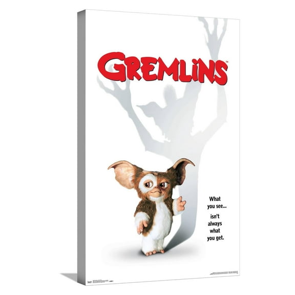 Gremlins - One Sheet Canvas Wall Poster, 14.725" x 22.375"