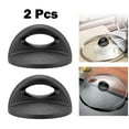thumbnail image 3 of Bgsha Lid Knobs Universal Silicone Pot Lid Replacement Knob Heat Resistant Pan Lid Holding Handles Dishwasher for Slow Cookers Skillets and Kitchen Cookware Covers 2 Pcs, 3 of 9