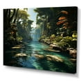 thumbnail image 2 of Designart "Tropical Oasis in the Dominican II" Landscapes Wall Art Living Room, 2 of 5