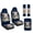 Alpaca Daisy Blue, variant on Xixirimido 5Pcs Car Seat Covers & Seatbelt Covers & Center Console Cover Set Universal Auto Accessories Fit for SUV Sedan Van Truck Leather Front Seat Cover, Colored Celestial Moon Stars