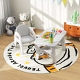 thumbnail image 2 of Gymax Ensemble Table et Chaise pour Enfants avec Mignonne Étagère de Rangement pour Modélisation de Dinosaures et Blocs de Construction, 2 of 10