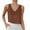 Coffee, variant on Razzly Shirt Apparel Bra Shirt Women Work 3xl Tops Crop Top Set L Ally Tops Women Fitted Cropped Shirt Satin Blouse Women Base Top Women's Linen Casual Sleeveless Tank Top Summer Breathable(Beige,M)