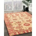 thumbnail image 2 of Ahgly Company Indoor Rectangle Abstract Bright Orange Oriental Area Rugs, 2' x 5', 2 of 6