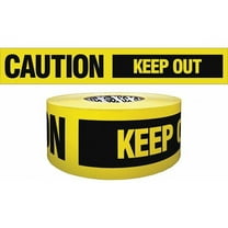 Manufacturer Varies Barricade Tape, Yellow, 200 ft L, 3 in B324Y1852-200