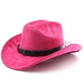 thumbnail image 2 of Western Style Outdoor Cowboy Hat Curved Brim For Travel Riding Adventure And Casual Everyday Wear, 2 of 3