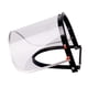thumbnail image 4 of Soporte de aluminio para protección facial para casco, pantalla transparente, resistente, protege tus ojos y cara, accesorios universales de repuesto Pantalla de PVC, 4 of 8
