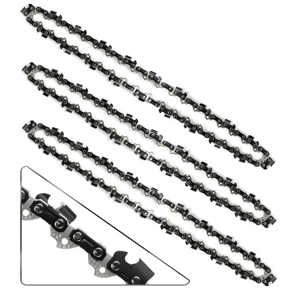 12-Inch Chainsaw Chain R45 3/8" Pitch 45 Drive Links for DeWalt Ryobi Worx