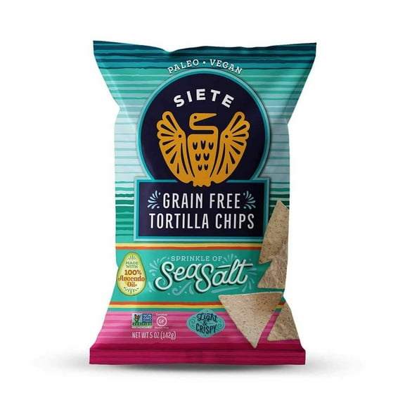 Siete Grain Free Sea Salt Tortilla Chips, 142g/5 oz.